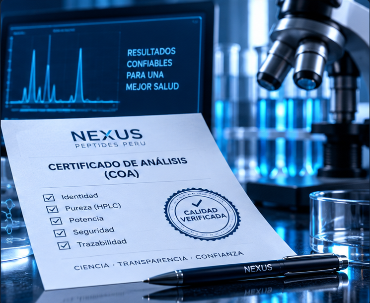 Certificado de análisis COA